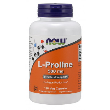 L-Proline, 500mg - 120 vcaps