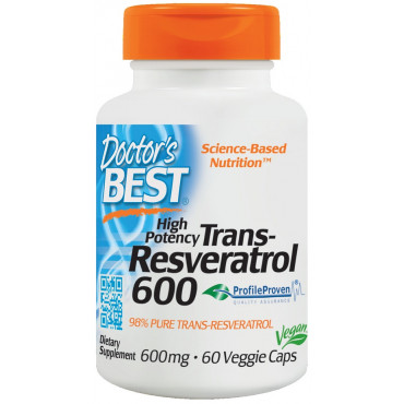 Trans-Resveratrol 600, 600mg - 60 vcaps