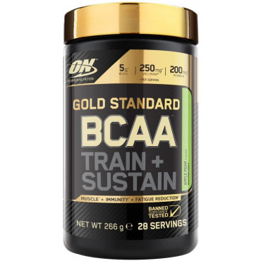 Gold Standard BCAA - Train + Sustain, Peach & Passionfruit - 266g