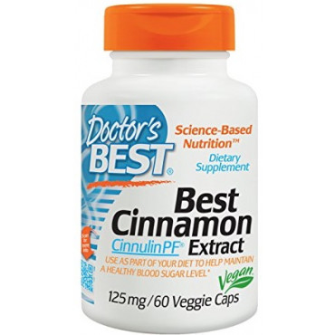Cinnamon Extract with CinnulinPF, 125mg - 60 vcaps