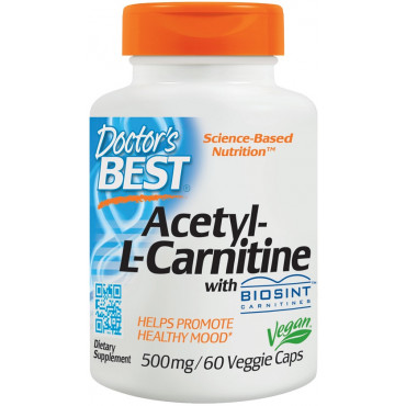 Acetyl L-Carnitine with Biosint Carnitines, 500mg  - 60 vcaps