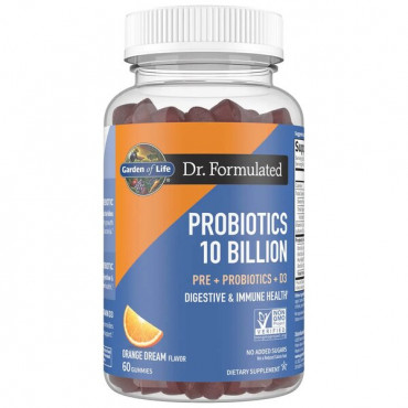 Dr. Formulated Probiotics 10 Billion, Orange Dream - 60 gummies