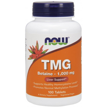TMG (Trimethylglycine), 1000mg - 100 tabs