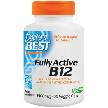 Fully Active B12, 1500mcg - 60 vcaps