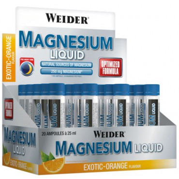 Magnesium Liquid, Exotic-Orange - 20 x 25 ml.