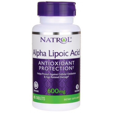 Alpha Lipoic Acid Time Release, 600mg - 45 tabs