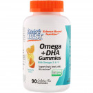 Omega+ DHA, Seriously Citrus - 90 gummies