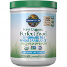Raw Organic Perfect Food 100% Organic USA Wheat Grass Juice - 240g