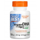 Vegan DHA from Algae, 200mg - 60 veggie softgels