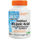 Stabilized R-Lipoic Acid with BioEnhanced Na-RALA, 100mg - 60 vcaps