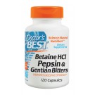 Betaine HCl Pepsin & Gentian Bitters